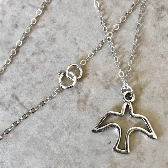 π Dove of Peace necklace - Picture 3 of 4